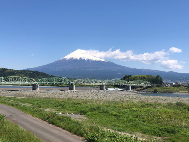 富士市松岡からの富士山