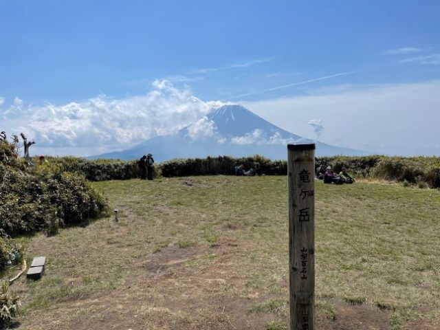 竜ヶ岳からの富士山